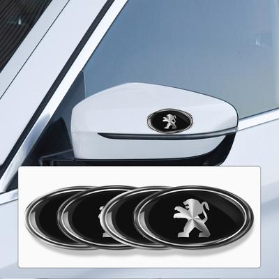 1 Stück Metall Autoaufkleber Heckklappe Seitenkarosserie Emblem Mittelabdeckung für 308 4008 5008 3008 1008 408 407 607 2008