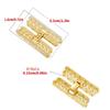 Sturdy Brass Zirconia Rectangle Bracelet and Necklace Clasp for Sophisticated Fashion Accessories Craft Supplies