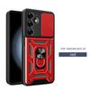 Pouzdro pro Samsung Galaxy M35 6,6" s vysouvacím krytem a krytem pro Samsung Galaxy M35 5G SM-M356B s kroužkem a stojánkem
