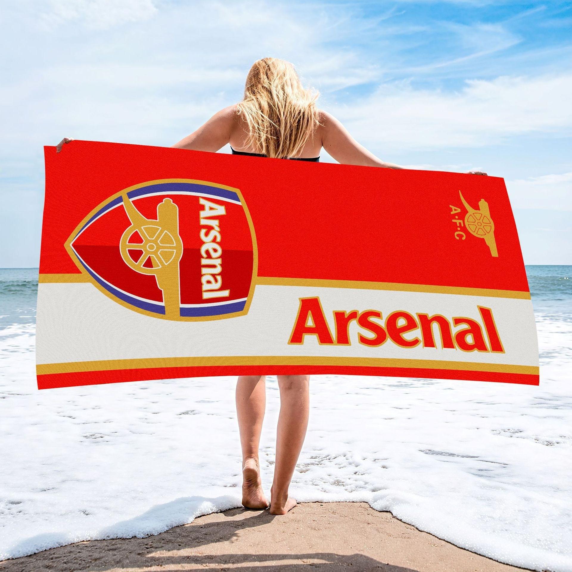 Popular Microfiber Beach Towels Around Fans, Team Quick-Drying Towels, Bath Towels 40*60cm