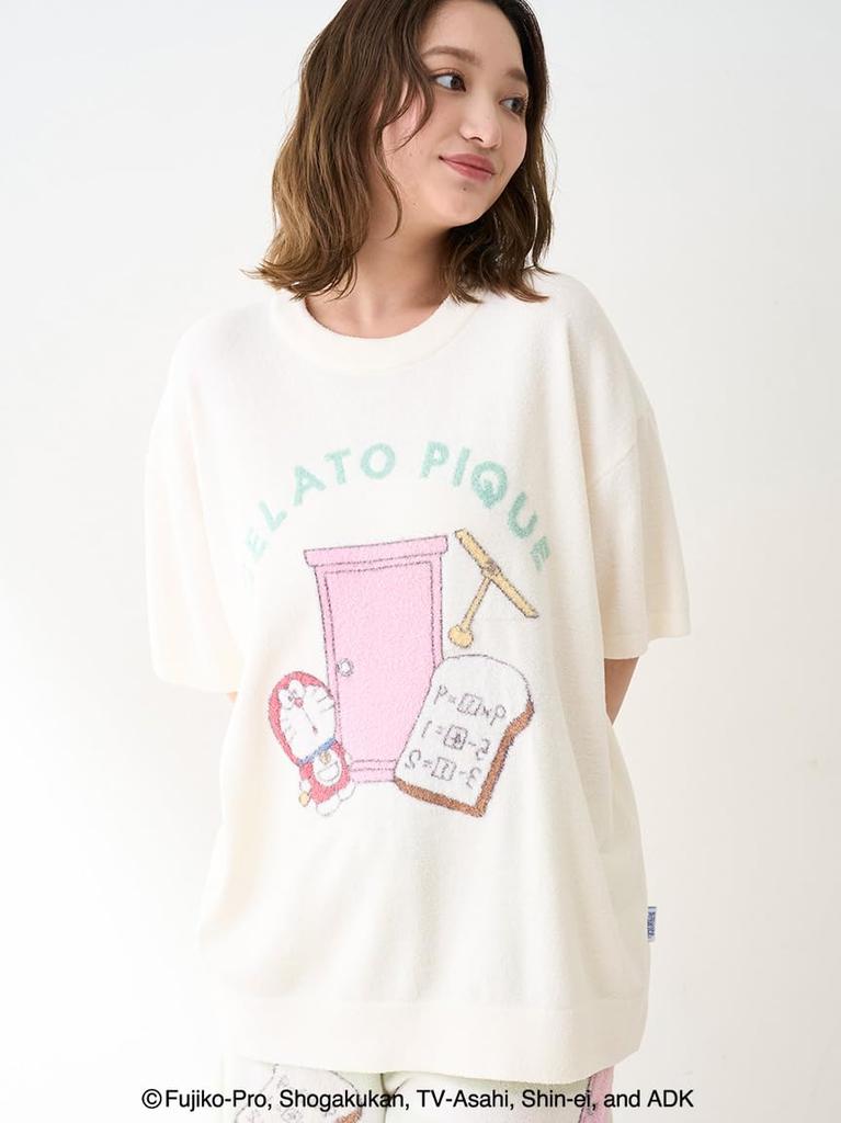 gelato pique Doraemon Jacquard Pullover Shorts Set IVR Women's & (PWNT254005)