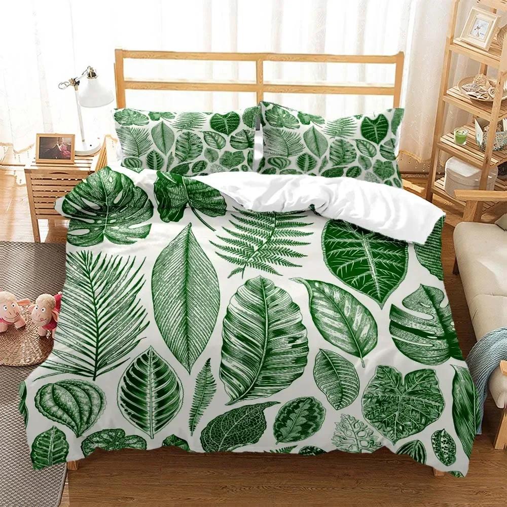 Blumen Digitaldruck Bequeme Bettdecke Bettbezug Kissenbezug Bettwäsche Set Kinderzimmer Dekoration Heimtextilien