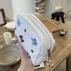 Niedliche Make-up-Tasche mit großer Kapazität und Katzenstickerei