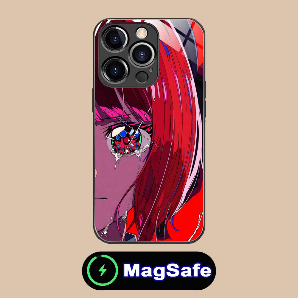 Oshinoko Arima Kana Phone Case for iPhone 17 16 15 14 13 12 11 Air Pro Max Plus Mini MagSafe Glass Colorful Cover Pretty Cover