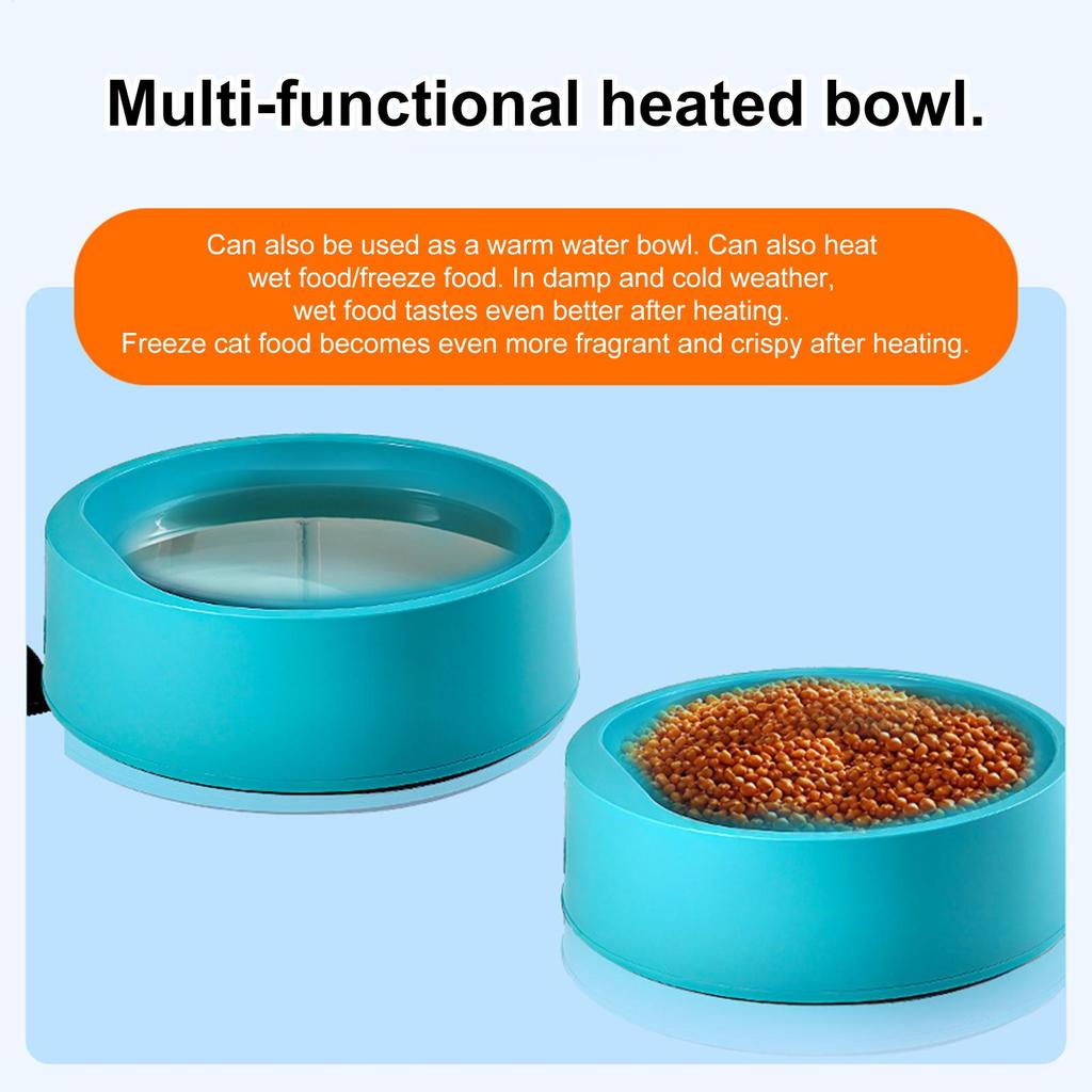 Electric Dog Water Bowl Heated Dog Bowl for Pets Dog Plug inElectric Dog Water Bowl Heated Dog Bowl Thermal Dog Bowl