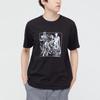 Uniqlo X Ultraman Series Color Block Cartoon Print Short Sleeve T-Shirt Men Tops Black 438341-09