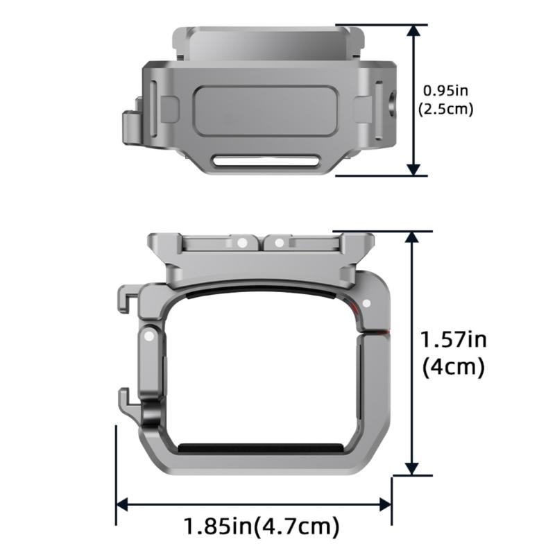 Expansion Adapter for Pocket 3 Fast Mount Replacement Cold Shoe Bracket Multifunctional Expansion Frame Accessories