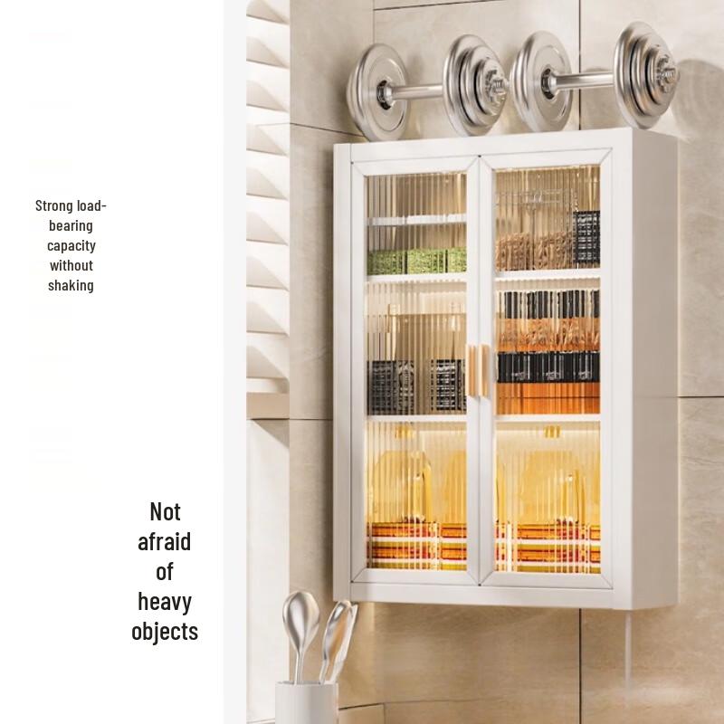 Kitchen Storage Rack with Double Doors