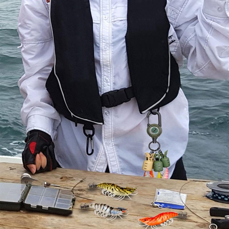 Squid Jig Protector Fishing Hook Cover with Retractable Buckles Fishing Lure Protective Caps Fishing Hook Bonnets