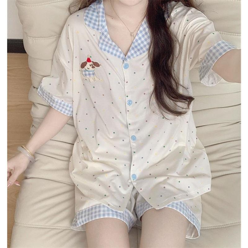 Women's Pajamas Set Pajamas 2-piece Set Airy Soft Casual Printed Pajamas