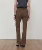 STEP AROUND Boots Cut Slit Pants_Brown