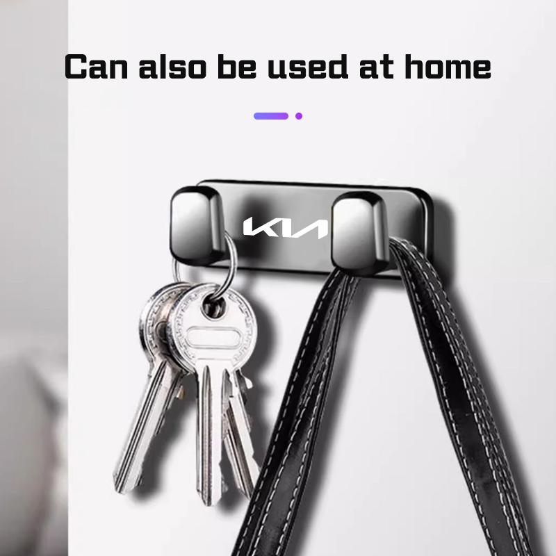 BBDS7 For Kia Rio Ceed Sportage Cerato Soul Sorento K2 Picanto K5 Mini Car Hook Interior Storage Adhesive Dashboard Wall Hanging Hook