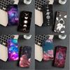 Universe Galaxy Moon Astronaut Stars Casing Phone Cover for Apple iPhone 16 15 14 11 Pro Max 7 8 Plus SE2 SE3 SE 2022 2020 Case