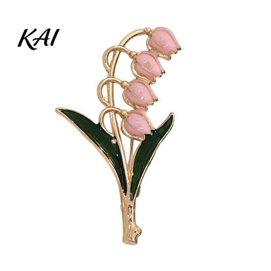 Retro Flower Brooch Pin for Women, Golden Plated Floral Lapel Pin, Blossom Badge Jewelry Daily Wear Parties Anti Oxidation