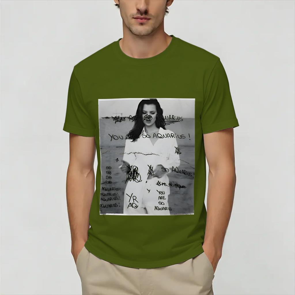 Kate Moss TShirt Beach 100 Cotton T Shirts For Unisex Hip Hop Casual Tee Shirt ShortSleeved Y2K Casual Tops