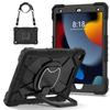 for iPad 5th/6th/7th/8th/9th/10th 2022 Air 4/5 Pro 11 Pro 9.7 Case with Pencil Holder with 360 Rotating Foldable Stand Cover