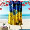 Club Atlético Boca Juniors Print Strandtuch, Großes Weiches Schnelltrocknendes Handtuch für Strand Camping Schwimmen