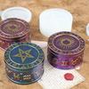 3Pcs/Set DIY Crystal Epoxy Resin Mold 12 Constellation Starry Sky Five-Pointed Star Storage Box Mirror Silicone Mold For Resin