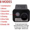 AWQ 100 LED 49 FT Christmas Lights Snowflake String Lights 8 Modes White
