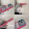 Cute contrasting color transparent cartoon ins15 for iPhone17promax Apple 16 Pro mobile phone case 15pm