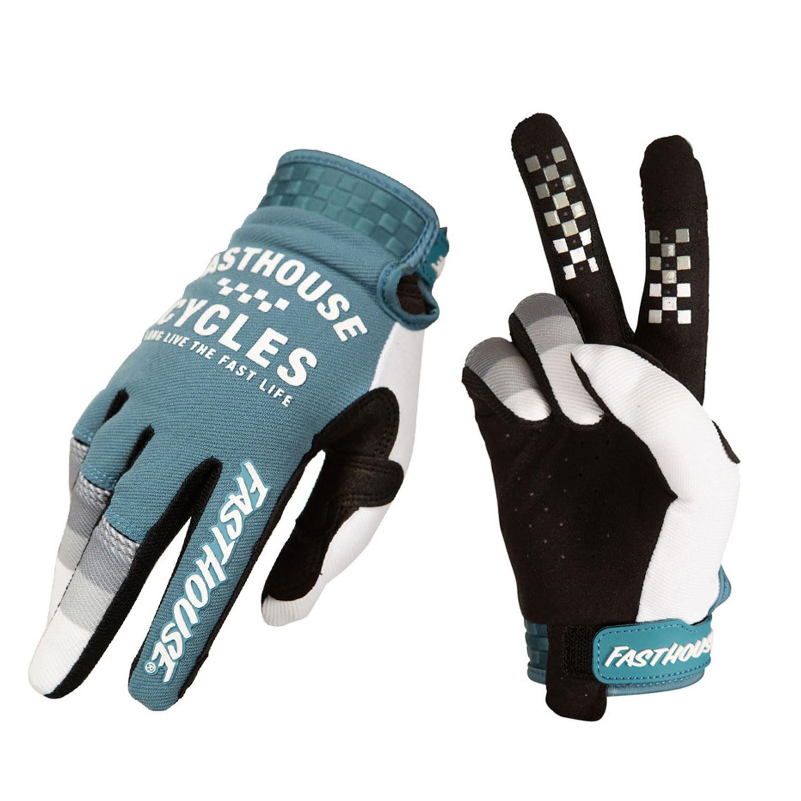 SEKIDAR Cycling Gloves, Bicycle Gloves, Summer, Cycling Gloves, Road Bike, Running, Gloves, Shock Absorption, M синий