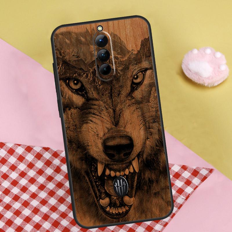 Wolf Bike Butterfly Wood Case For ZTE Nubia Red Magic 10 Air 6S 7S 7 Pro RedMagic 10S 9S 8S 8 9 10 11 Pro Plus Cover