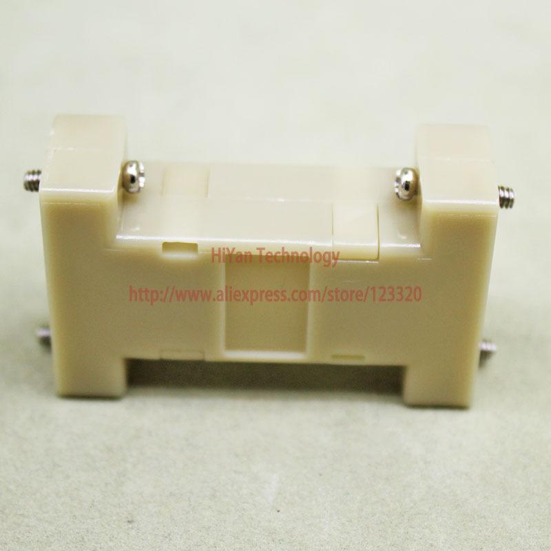 (10pcs/lot) RS232 DB9 Serial Port Shell D Sub Connector DB9 To DB9 Changer Plastic Shell Cover Beige Color