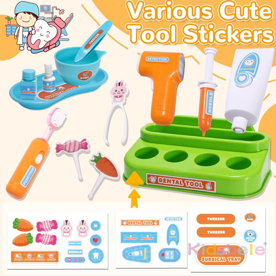 Kids Dentist Role Play Toy – Bunny Teeth Game With Dental Tools, Educational Pretend Play, Fun Interactive Gift
