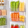 Stackable Refrigerator Storage Box Multifunctional Food Storage Box  Kitchen Organizer
