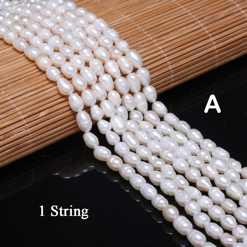 

1 нить, ручная работа, рисовые бусины, 5-6 мм, белые натуральные бусины из ракушек и перламутра для изготовления украшений, DIY принадлежности, свадебный, подарочный на день рождения, поделки, 36 см 1String/A-5-6mm-36cm белый