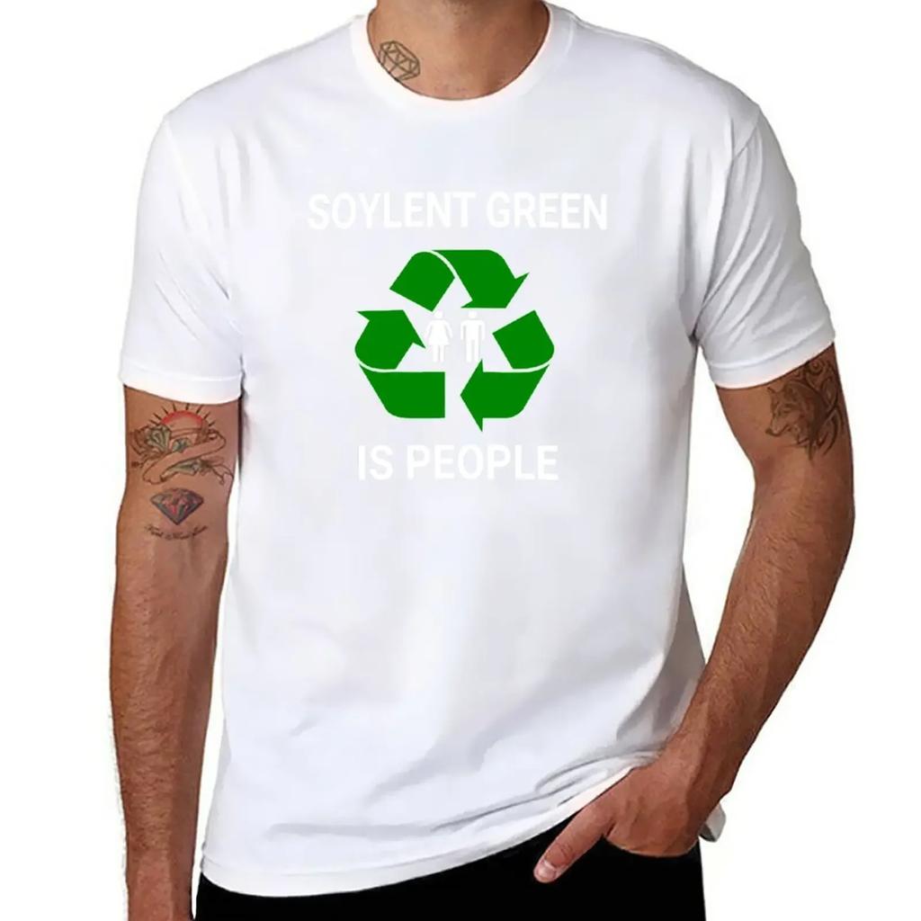 Soylent Green Je Lidé Tričko hippie oblečení letní topy korejská móda tričko pánské