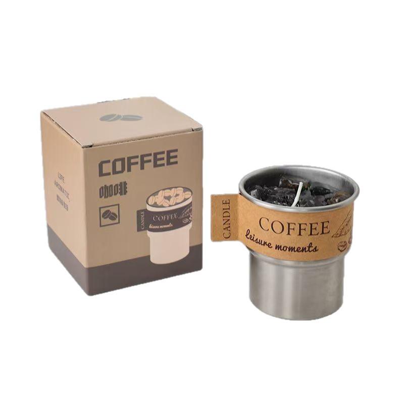 Coffee Bean Scented Candle Bedroom Atmosphere Ornament Lasting Fragrance