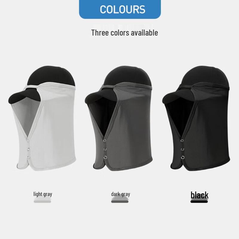 Lishi Outdoor Detachable Sun Protection Mask (2-Pack)