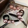 Pince Crabe Perle Élégante: Chignon Moyen Pince à Cheveux Requin pour Femmes - Nouvel Accessoire de Cheveux Élégant 2025