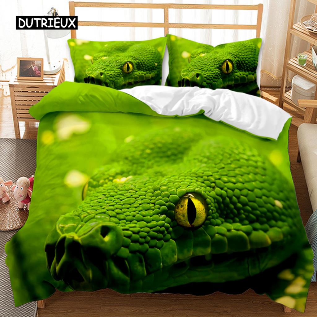 Snake Bedding Set Duvet Cover Set 3d Bedding Digital Printing Bed Linen Queen Size Bedding Set Fashion Design