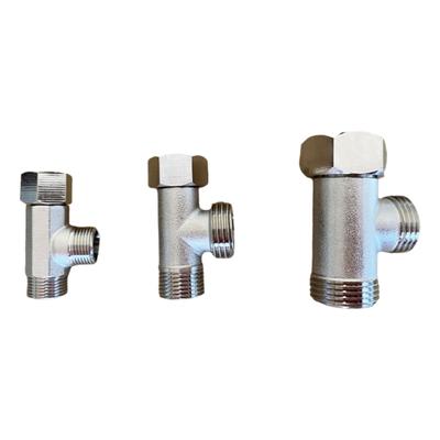 Compression T Connector Bidet Hose Splitters with Leak Proof Designs Precisions Engineered T Connector Simple Installs