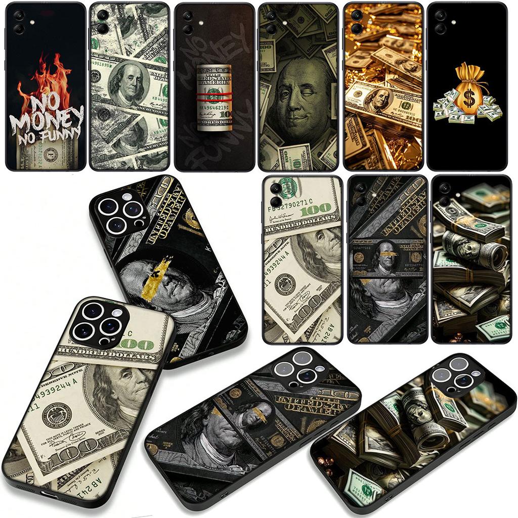 for Motorola Moto G04 G13 G14 g45 G23 G20 G32 G34 G35 G64 G82 G84 G53 G60 G72 E14 E15 E13 E22 Case Wallpaper Money 100 D-Dollars
