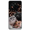 For Realme 12 4G Case Black Silicone Lovely Cute Soft TPU Phone Cases On Realme12 4G Protect Bumper Cover Shell Coques 6.67''