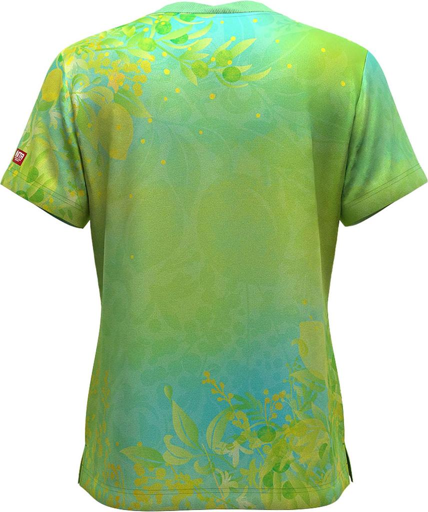 Spielbekleidung Luines Shirt Grün M [Butterfly] (Tischtennis) 136