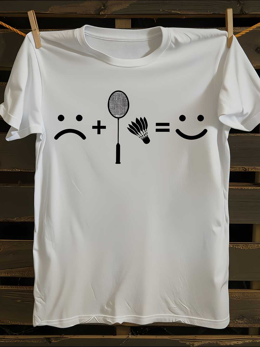 

Смешная графическая футболка для бадминтона Мужская футболка Женские футболки с принтом букв Футболка с короткими рукавами Повседневная уличная футболка Топ XL