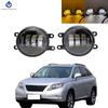 2pcs Fog Lights Headlight For Lexus RX270 RX350 RX450 2009 2010 2011 Clear Lens Front Bumper Fog Light LED Fog Lamp