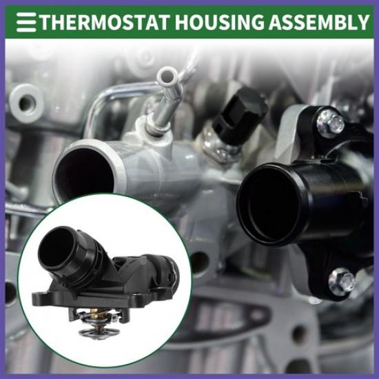 Engine Coolant Thermostat Housing Assembly for BMW 328i 128i Z4 X3 X5