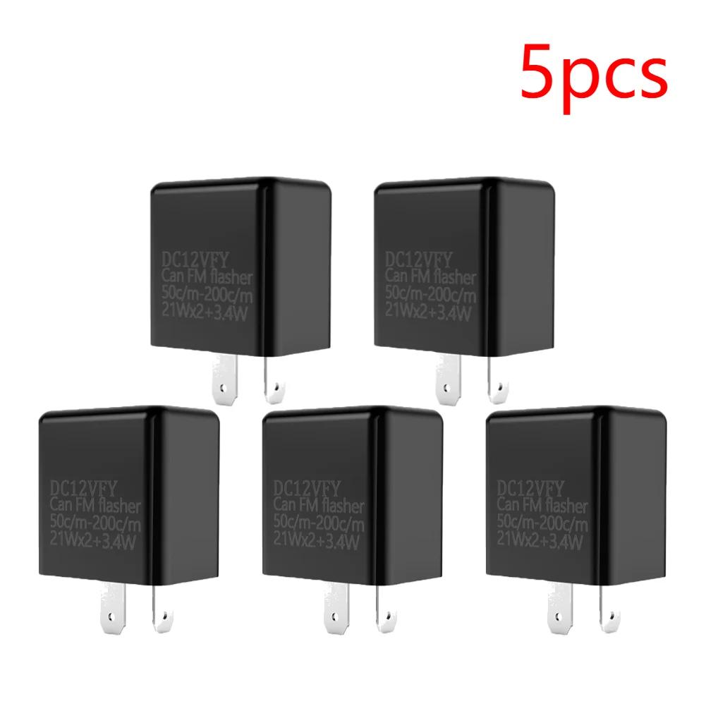 1-5PCS  DV 12V LED Flasher Relay Adjustable Frequency Relay Flasher Turn Signal Indicator Relays For Motorcycle Accessories