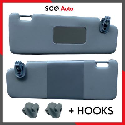Güneşlik Dacia Duster için Renault Duster için Dacia Sandero için Güneş Koruyucu Sol-Sağ 2 Adet Makyaj Aynası 964010823R