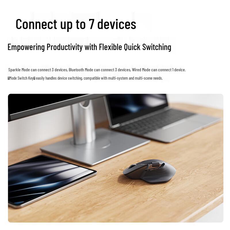 Rapoo MT760NL Multi-Mode Ergonomic Office Mouse