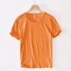 Heren Korte Mouw T-shirt Bamboe Katoen Casual Korte Heren T-shirt Effen Kleur Dunne Basis Onderhemd Tops T-shirts