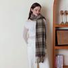Small sweet potato classic warm scarf imitation cashmere fringed plaid scarf unisex college