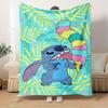 1pc Velvet Stitch Ice Cream Bedding Throw Blanket Sofa Cover Gift Home Decoration Cute Cartoon Character Summer Beach Towel