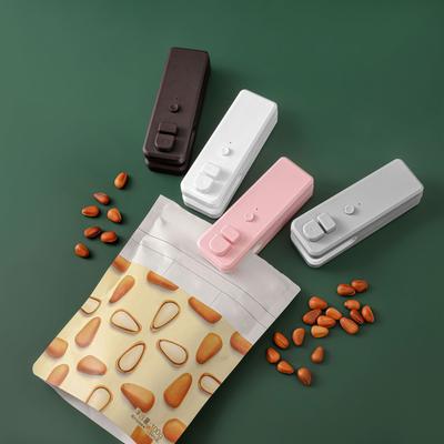 2 In 1 Mini Bag Sealer/Cutter Portable Handheld Vacuum Sealer USB Rechargeable For Kitchen Cling Bags