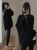 Women's Wool Knit Sweater - Korean Style Loose Pullover, Round Neck, Versatile Pure Color for Autumn/Winter